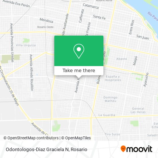 Mapa de Odontologos-Diaz Graciela N
