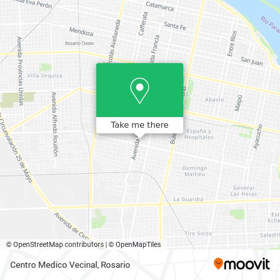 Centro Medico Vecinal map