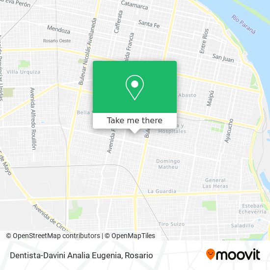 Dentista-Davini Analia Eugenia map