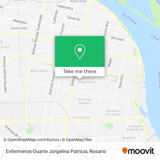 Enfermeros-Duarte Jorgelina Patricia map