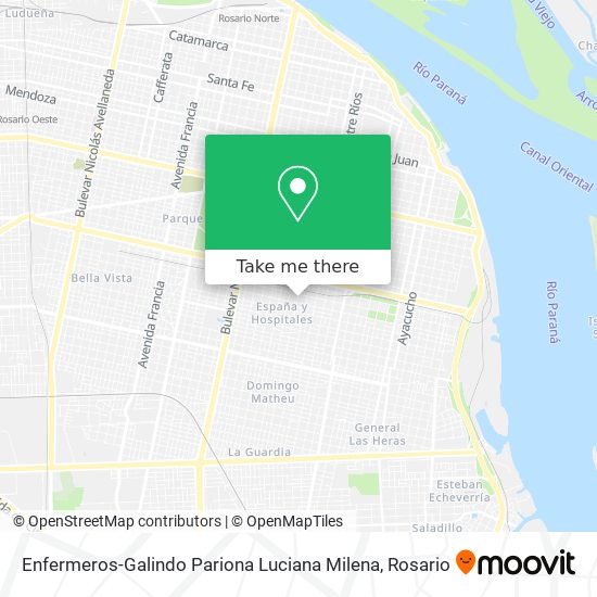 Enfermeros-Galindo Pariona Luciana Milena map