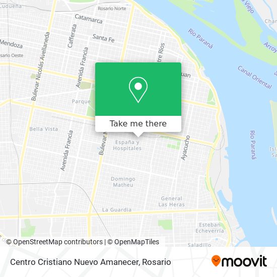Centro Cristiano Nuevo Amanecer map