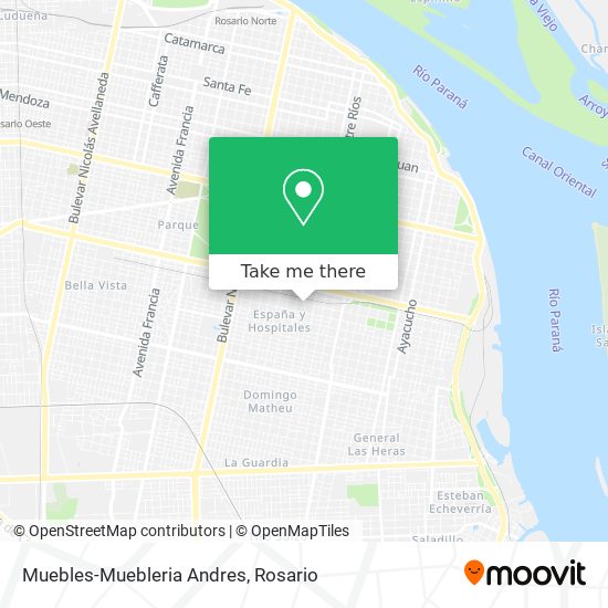 Muebles-Muebleria Andres map