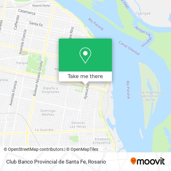 Club Banco Provincial de Santa Fe map