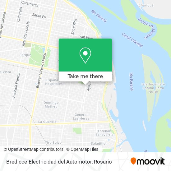 Bredicce-Electricidad del Automotor map