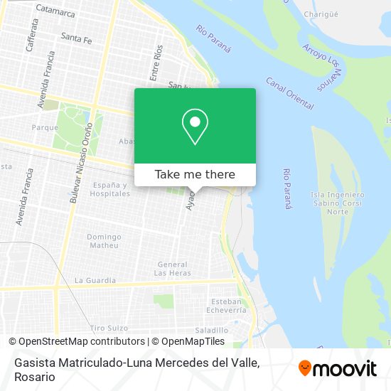 Gasista Matriculado-Luna Mercedes del Valle map