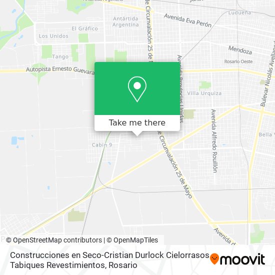 Construcciones en Seco-Cristian Durlock Cielorrasos Tabiques Revestimientos map