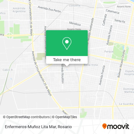 Enfermeros-Muñoz Lita Mar map
