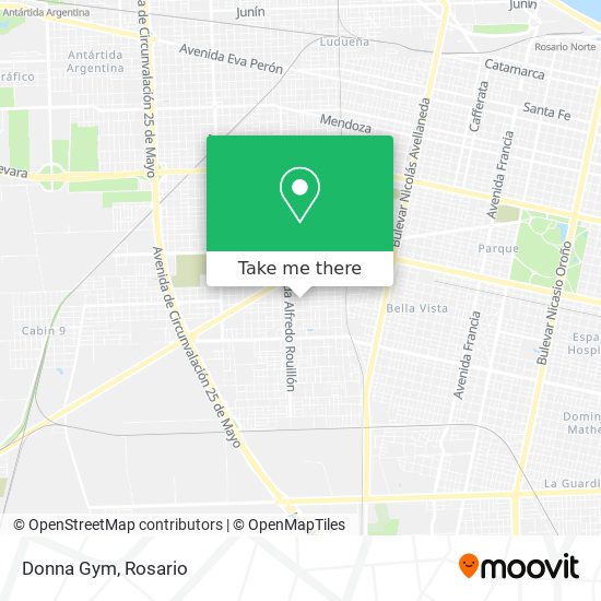 Donna Gym map