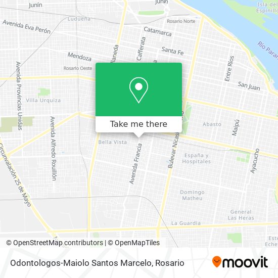 Odontologos-Maiolo Santos Marcelo map