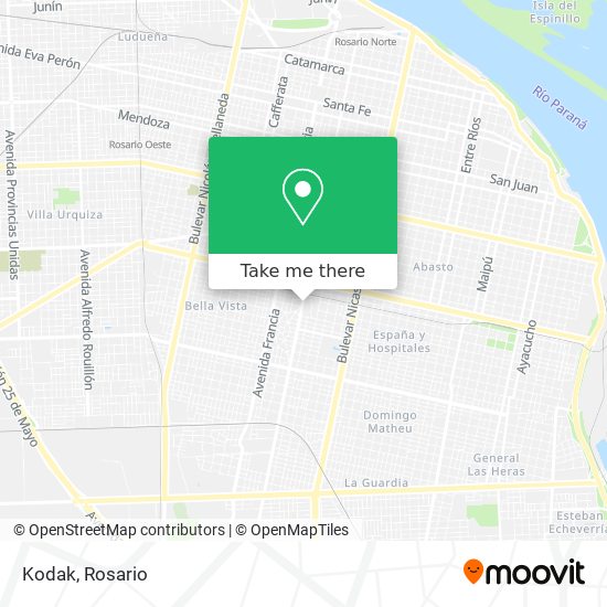 Kodak map