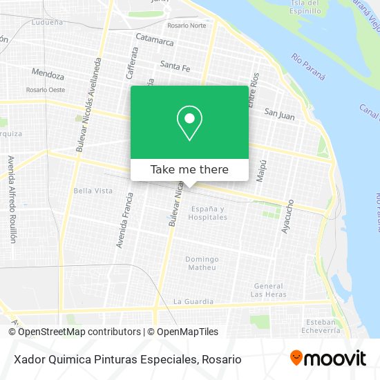 Xador Quimica Pinturas Especiales map