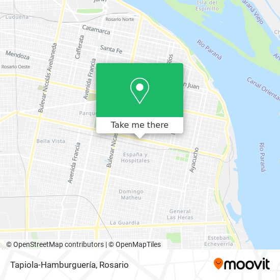 Tapiola-Hamburguería map