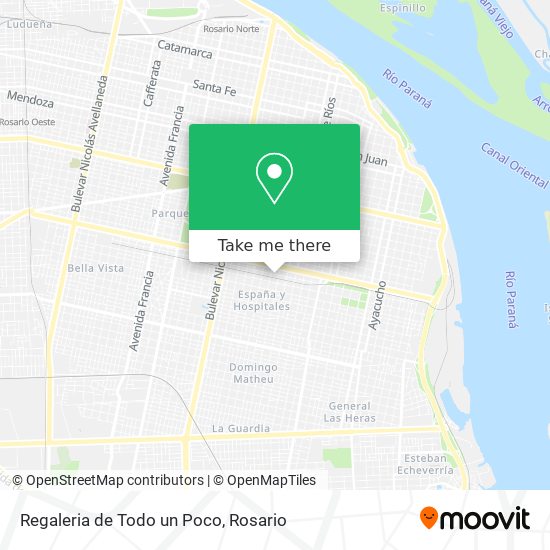 Mapa de Regaleria de Todo un Poco