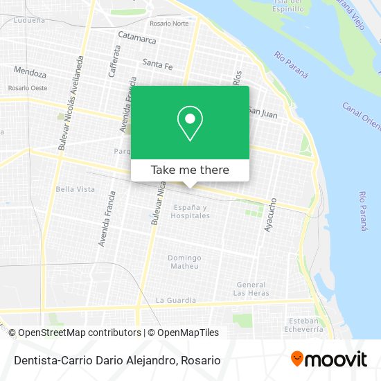 Mapa de Dentista-Carrio Dario Alejandro