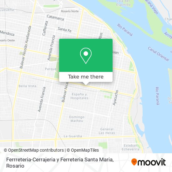 Ferrreteria-Cerrajeria y Ferreteria Santa Maria map