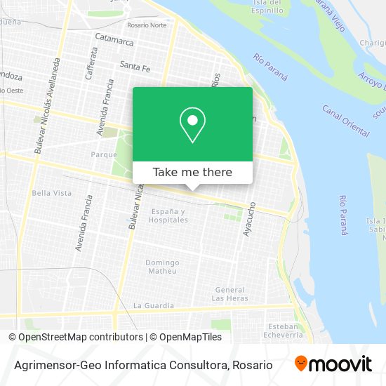 Agrimensor-Geo Informatica Consultora map
