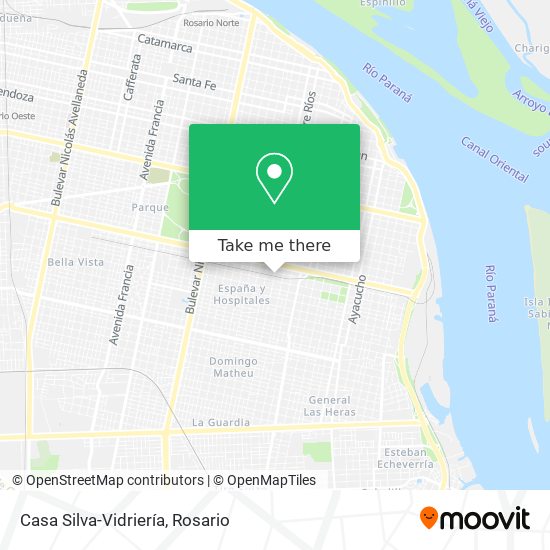 Casa Silva-Vidriería map