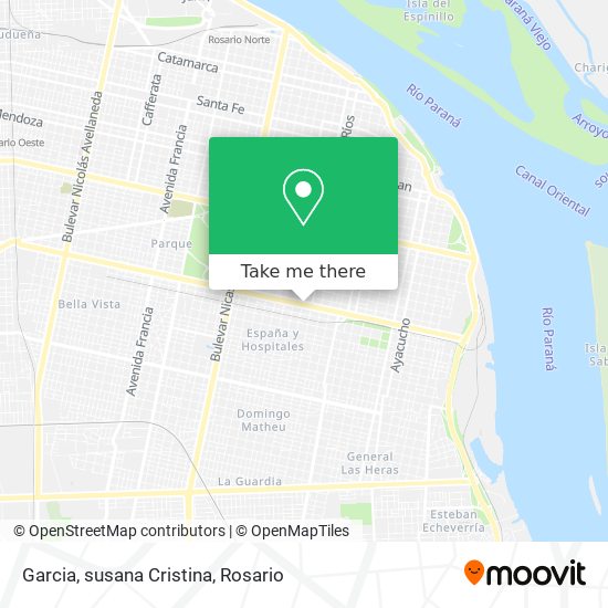 Garcia, susana Cristina map