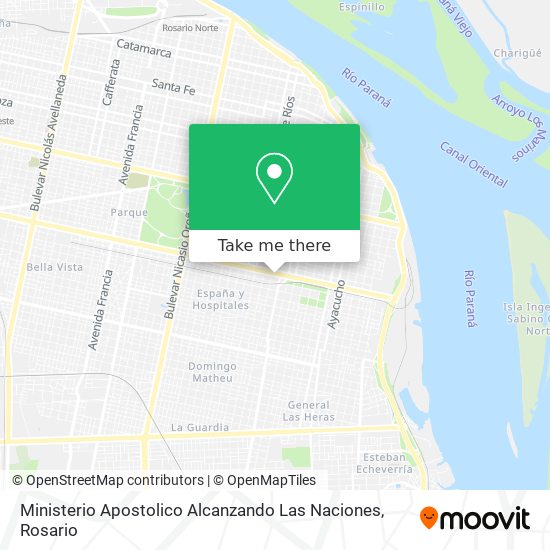 Mapa de Ministerio Apostolico Alcanzando Las Naciones