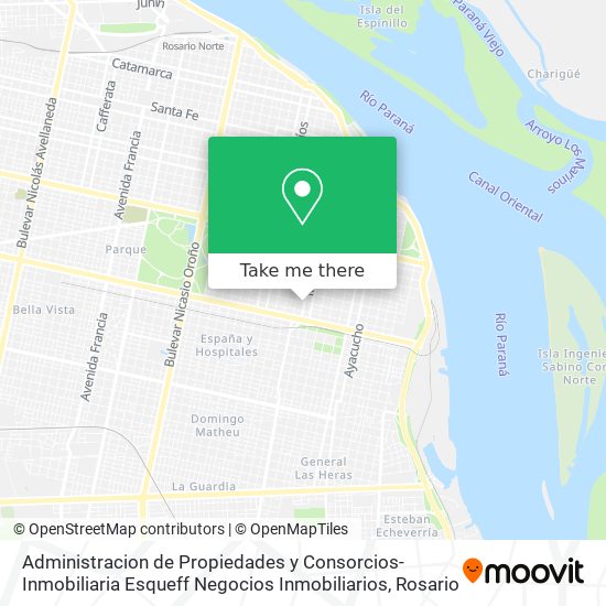 Administracion de Propiedades y Consorcios-Inmobiliaria Esqueff Negocios Inmobiliarios map