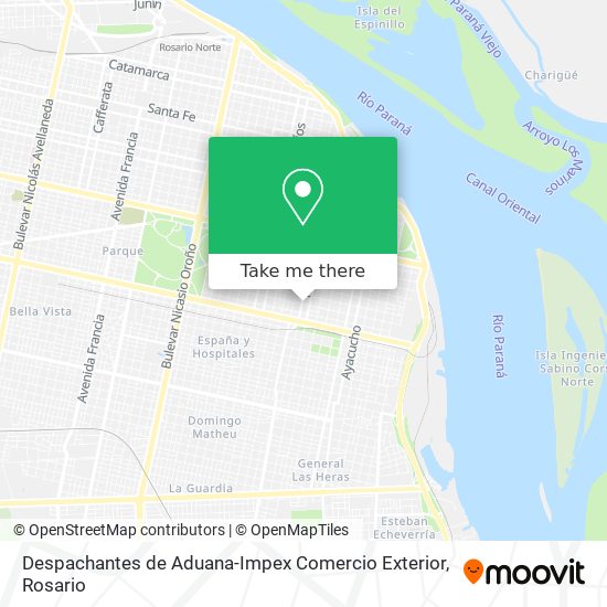 Mapa de Despachantes de Aduana-Impex Comercio Exterior