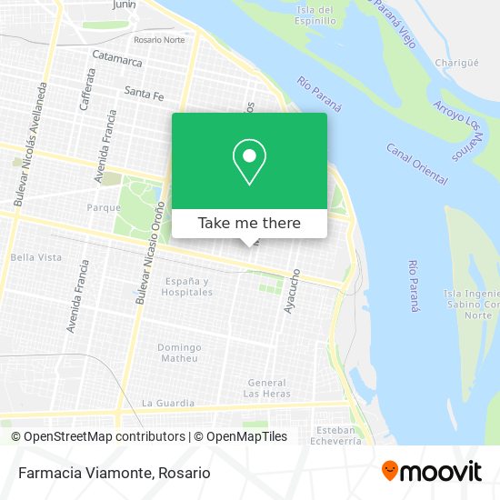 Mapa de Farmacia Viamonte