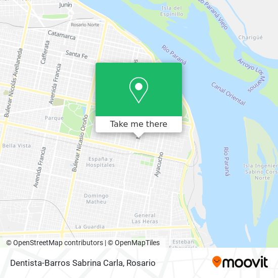 Dentista-Barros Sabrina Carla map