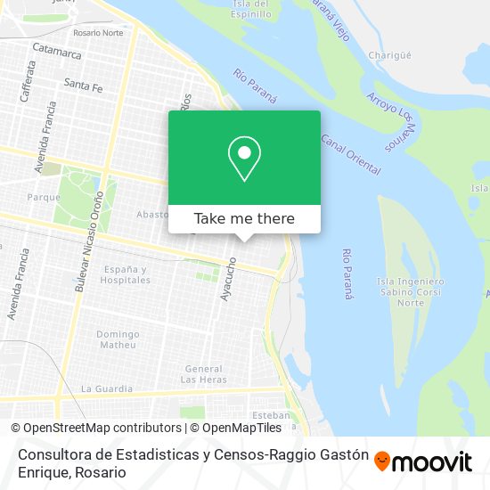 Mapa de Consultora de Estadisticas y Censos-Raggio Gastón Enrique