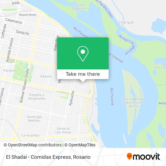 El Shadai - Comidas Express map