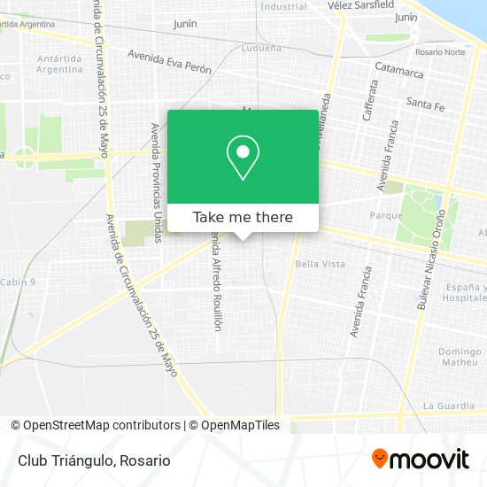 Mapa de Club Triángulo