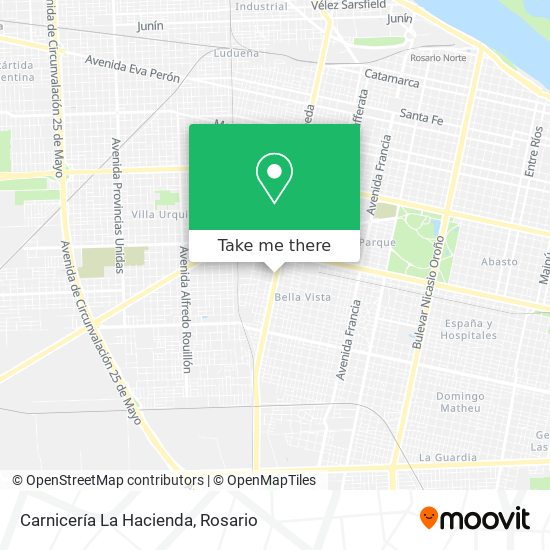 Carnicería La Hacienda map