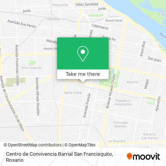 Centro de Convivencia Barrial San Francisquito map