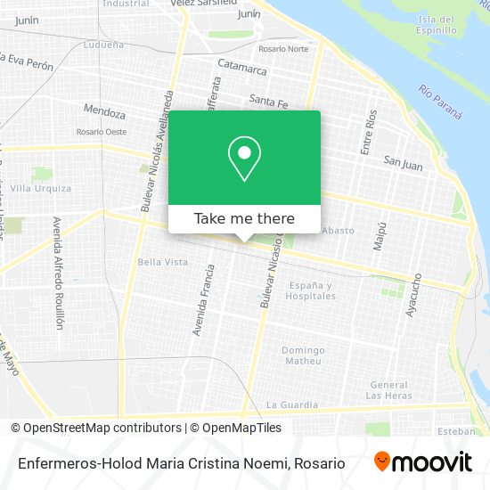 Enfermeros-Holod Maria Cristina Noemi map