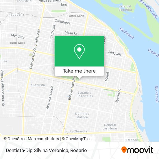 Dentista-Dip Silvina Veronica map