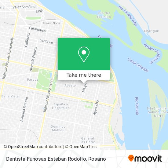 Dentista-Funosas Esteban Rodolfo map