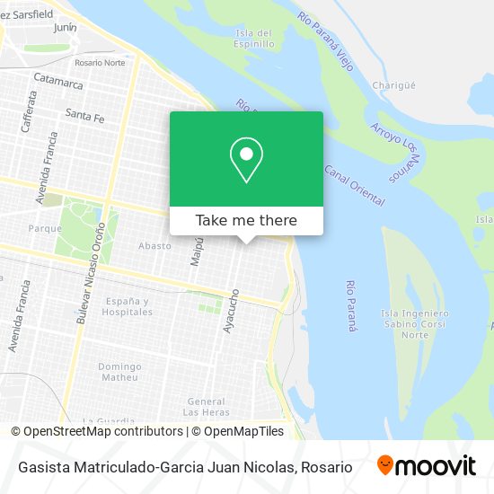 Gasista Matriculado-Garcia Juan Nicolas map