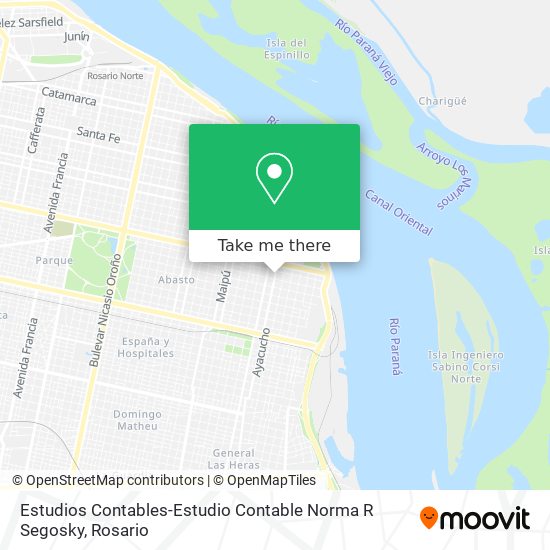 Estudios Contables-Estudio Contable Norma R Segosky map