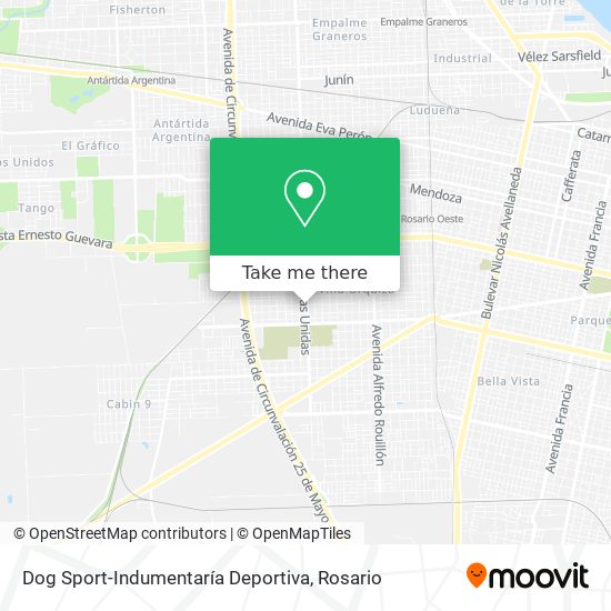 Mapa de Dog Sport-Indumentaría Deportiva
