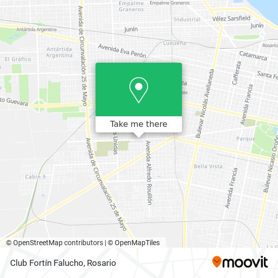 Mapa de Club Fortín Falucho
