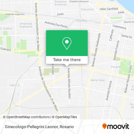 Ginecologo-Pellegrini Leonor map
