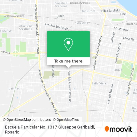 Mapa de Escuela Particular No. 1317 Giuseppe Garibaldi