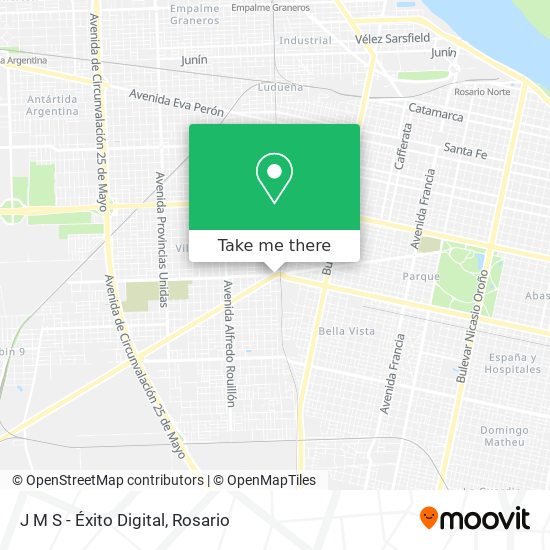 J M S - Éxito Digital map