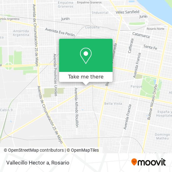 Mapa de Vallecillo Hector a