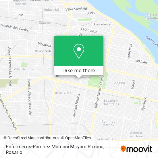 Enfermeros-Ramirez Mamani Miryam Roxana map