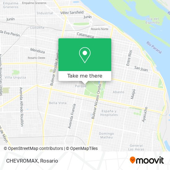 Mapa de CHEVROMAX