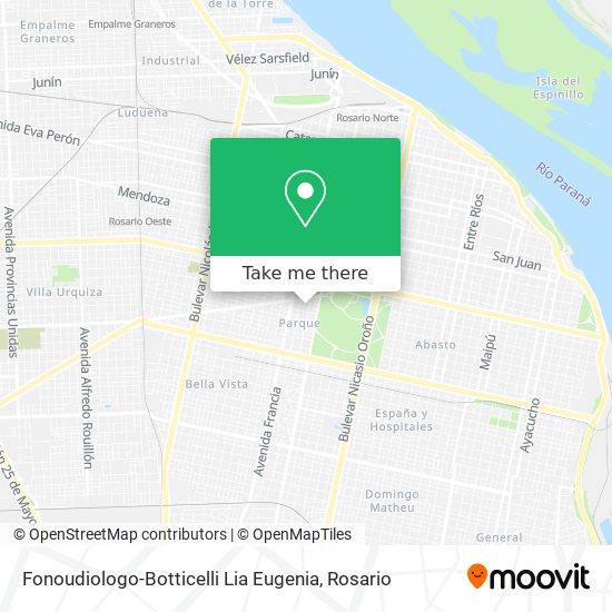Fonoudiologo-Botticelli Lia Eugenia map