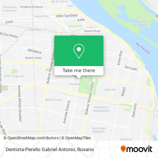 Dentista-Perello Gabriel Antonio map