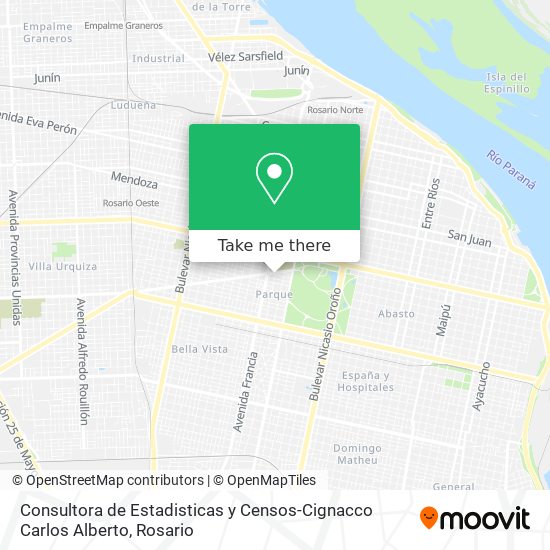 Consultora de Estadisticas y Censos-Cignacco Carlos Alberto map