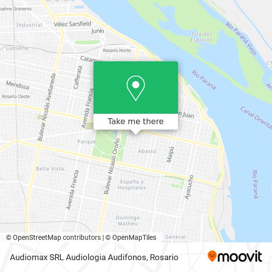 Audiomax SRL Audiologia Audifonos map